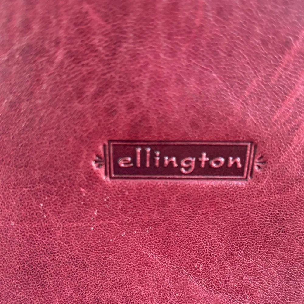 Ellington Leather Messenger Brownish Red Crossbody Medicine Bag